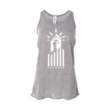 Statue of Liberty Freedom Women's Tank-XS-Athletic Heather-soft-and-spun-apparel