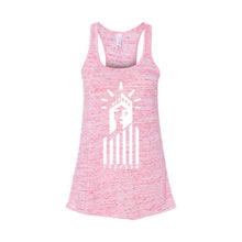Statue of Liberty Freedom Women's Tank-XS-Red Marble-soft-and-spun-apparel