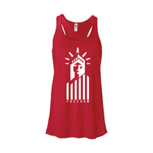 Statue of Liberty Freedom Women's Tank-XS-Red-soft-and-spun-apparel