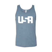 USA Men's Tank-XS-Slate Heather-soft-and-spun-apparel