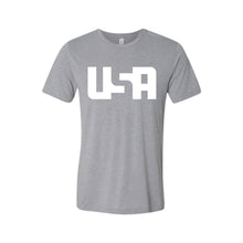 USA T-Shirt-XS-Athletic Grey-soft-and-spun-apparel
