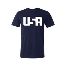 USA T-Shirt-XS-Navy-soft-and-spun-apparel
