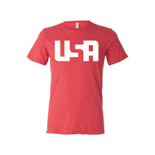 USA T-Shirt-XS-Red-soft-and-spun-apparel