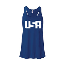 USA Women's Tank-XS-True Royal-soft-and-spun-apparel