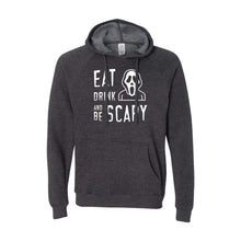 Eat Drink and Be Scary Pullover Hoodie-S-Carbon-soft-and-spun-apparel