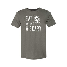 Eat Drink and Be Scary T-Shirt-XS-Military Green-soft-and-spun-apparel