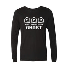 I Ain't Afraid of No Ghost Long Sleeve T-Shirt-XS-Solid Black-soft-and-spun-apparel