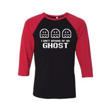 I Ain't Afraid of No Ghost Raglan-XS-Black Red-soft-and-spun-apparel