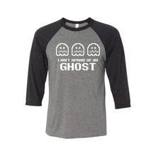 I Ain't Afraid of No Ghost Raglan-XS-Grey Charcoal-soft-and-spun-apparel