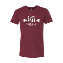 I Love Fall Most of All T-Shirt-XS-Cardinal-soft-and-spun-apparel
