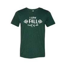 I Love Fall Most of All T-Shirt-XS-Emerald-soft-and-spun-apparel