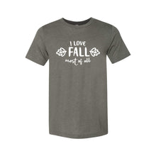 I Love Fall Most of All T-Shirt-XS-Military Green-soft-and-spun-apparel