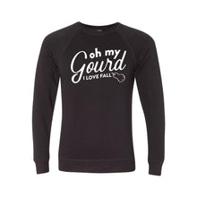 Oh My Gourd, I Love Fall Crewneck Sweatshirt-S-Black-soft-and-spun-apparel