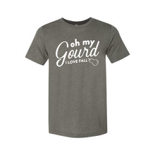 Oh My Gourd, I Love Fall T-Shirt-XS-Military Green-soft-and-spun-apparel