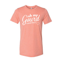 Oh My Gourd, I Love Fall T-Shirt-XS-Sunset-soft-and-spun-apparel