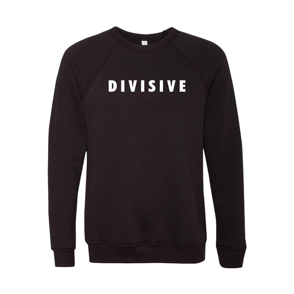 Divisive Crewneck Sweatshirt-XS-Black-soft-and-spun-apparel