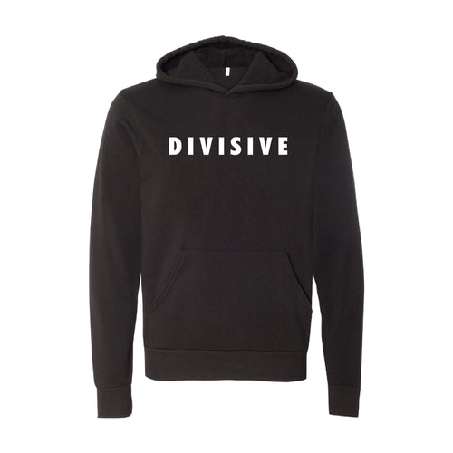 Divisive Pullover Hoodie-S-Black-soft-and-spun-apparel