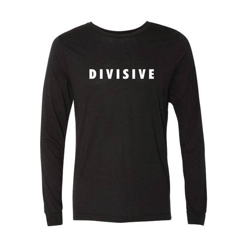 Divisive Long Sleeve T-Shirt-XS-Solid Black-soft-and-spun-apparel