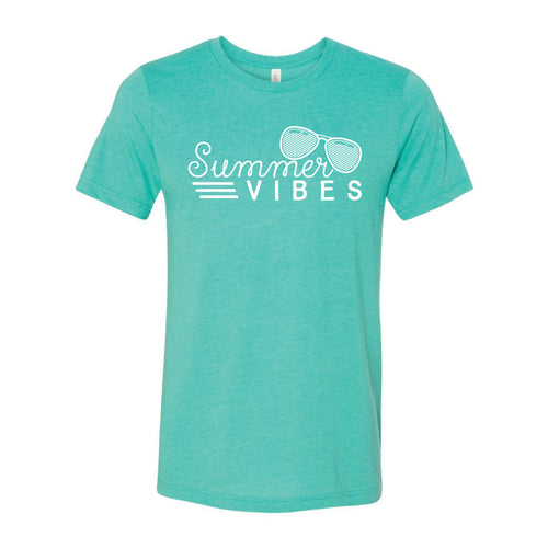Summer Vibes T-Shirt-XS-Sea Green-soft-and-spun-apparel