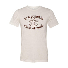 In A Pumpkin State Of Mind Limited Edition T-Shirt-XS-Oatmeal with Bronze Glitter-soft-and-spun-apparel