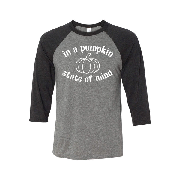 In A Pumpkin State of Mind Raglan-XS-Grey Charcoal-soft-and-spun-apparel