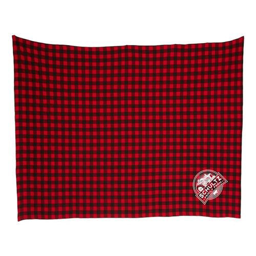 Schultz Family Farm Blanket-Red Buffalo Plaid-soft-and-spun-apparel