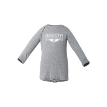 Schultz Family Farm Long Sleeve Onesie-NB-Heather-soft-and-spun-apparel