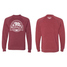 Schultz Family Farm Crewneck Sweatshirt-S-Crimson-soft-and-spun-apparel