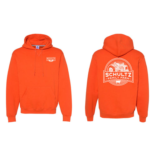 Schultz Family Farm Hoodie-S-Burnt Orange-soft-and-spun-apparel