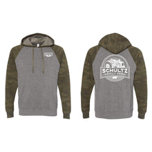 Schultz Family Farm Hoodie-S-Nickel Heather / Forest Camo-soft-and-spun-apparel