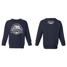 Schultz Family Farm Toddler Crewneck Sweatshirt-2T-Navy-soft-and-spun-apparel