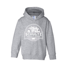 Schultz Family Farm Toddler Hooded Sweatshirt-2T-Heather-soft-and-spun-apparel