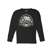 Schultz Family Farm Toddler Long Sleeve Tee-2T-Black-soft-and-spun-apparel