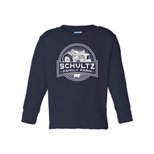 Schultz Family Farm Toddler Long Sleeve Tee-2T-Navy-soft-and-spun-apparel