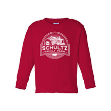 Schultz Family Farm Toddler Long Sleeve Tee-2T-Red-soft-and-spun-apparel