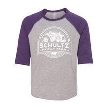 Schultz Family Farm Toddler Raglan-2T-Vintage Heather / Vintage Purple-soft-and-spun-apparel