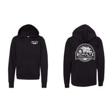 Schultz Family Farm Youth Hoodie-YTH-S-Black-soft-and-spun-apparel