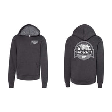 Schultz Family Farm Youth Hoodie-YTH-S-Dark Grey Heather-soft-and-spun-apparel