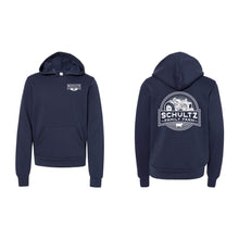 Schultz Family Farm Youth Hoodie-YTH-S-Navy-soft-and-spun-apparel