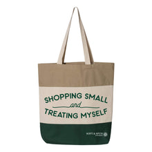 Shopping Small and Treating Myself Tote-Forest / Natural / Khaki-soft-and-spun-apparel