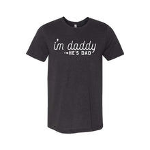 I'm daddy he's dad - lgbt t-shirt - black heather