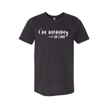 i'm mommy she's mom - lgbt t-shirt - black heather