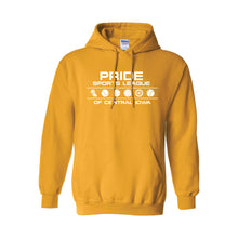 Pride Sports League White Imprint Pullover Hoodie-S-Gold-soft-and-spun-apparel