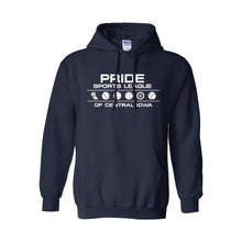 Pride Sports League White Imprint Pullover Hoodie-S-Navy-soft-and-spun-apparel