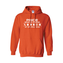 Pride Sports League White Imprint Pullover Hoodie-S-Orange-soft-and-spun-apparel