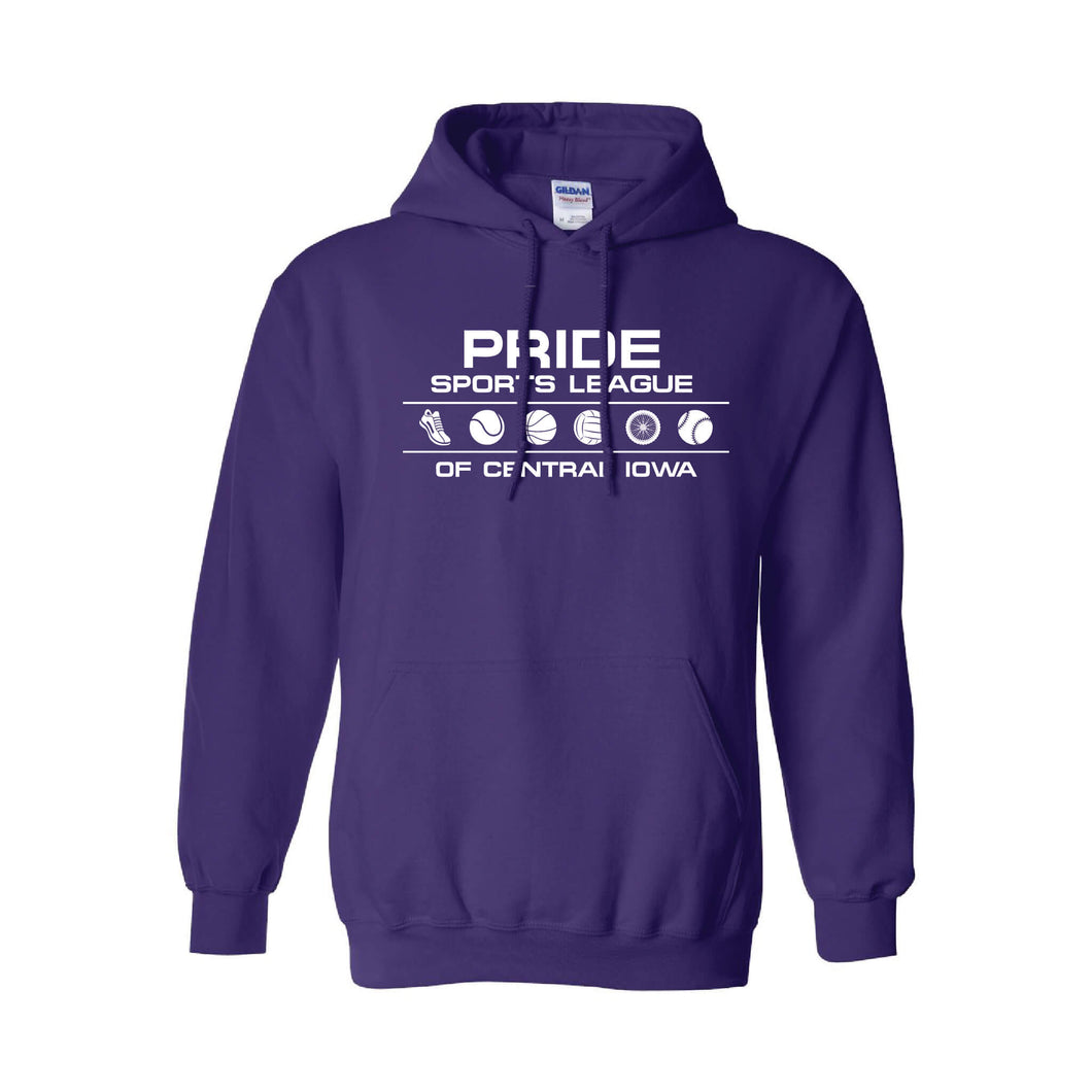 Purple sales sports hoodie