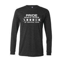 Pride Sports League White Imprint Long Sleeve T-Shirt-XS-Dark Grey Heather-soft-and-spun-apparel