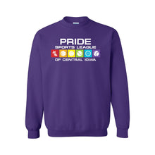 Pride Sports League Full Color Imprint Crewneck Sweatshirt-soft-and-spun-apparel