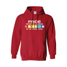 Pride Sports League Full Color Imprint Pullover Hoodie-S-Red-soft-and-spun-apparel