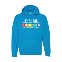 Pride Sports League Full Color Imprint Pullover Hoodie-S-Sapphire-soft-and-spun-apparel